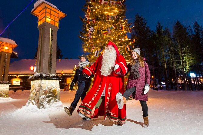 Meet Santa Claus & Santa's Reindeer Ride & Greet Huskies - Crossing the Arctic Circle in Santa Claus Village