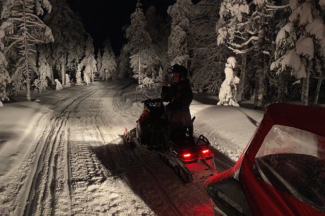 Northern Lights Night by Snowmobile (private tour) - Searching the sky for northern lights