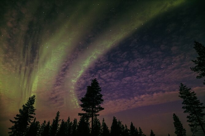 Northern Lights Tour with BBQ and drinks - Waiting by the fire with sausages and hot drinks