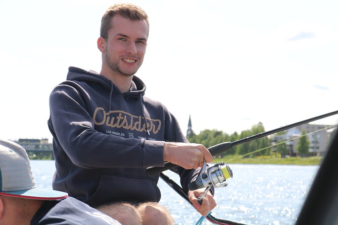 Private Guided Fishing Boat Tour in Rovaniemi - A Private Boat on Rovaniemi’s Ounas River