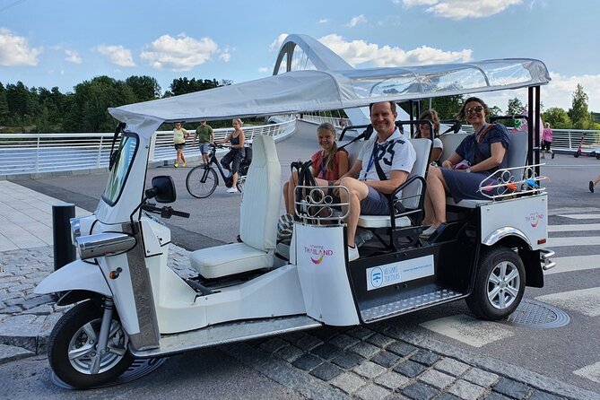 Private TukTuk guided Tour in Helsinki 2,5 hrs - Uspenski Cathedral and Katajanokka’s Jugend buildings