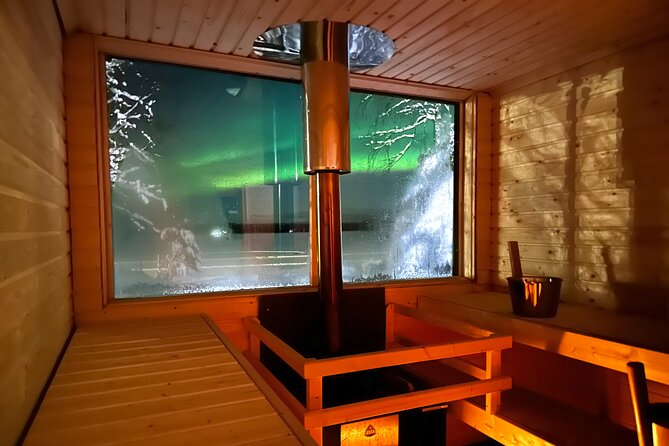 Private Wooden Heated Sauna and Ice Swimming - Reaching the private sauna from Rovaniemi