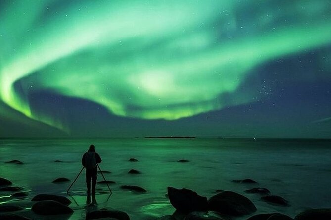 Reflections of the Northern Lights - The forest viewpoint and the wait for the aurora