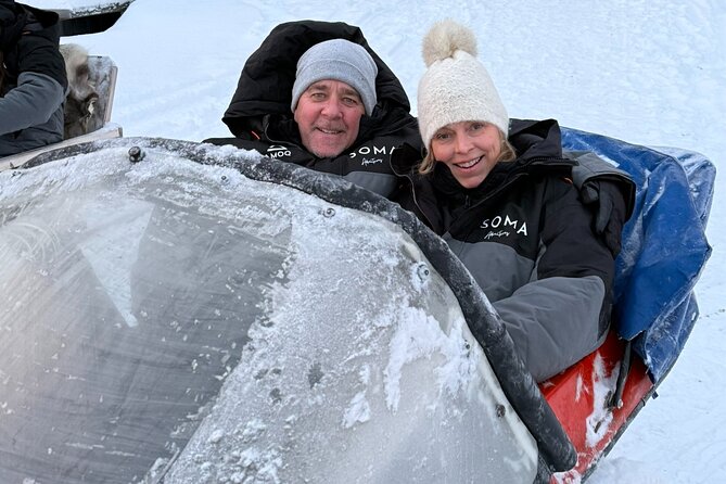 Reindeer Husbandry with Snowmobile Sleigh Ride and Cabin Lunch - Heli’s Lakeside Cabin and the Fire in the Kota