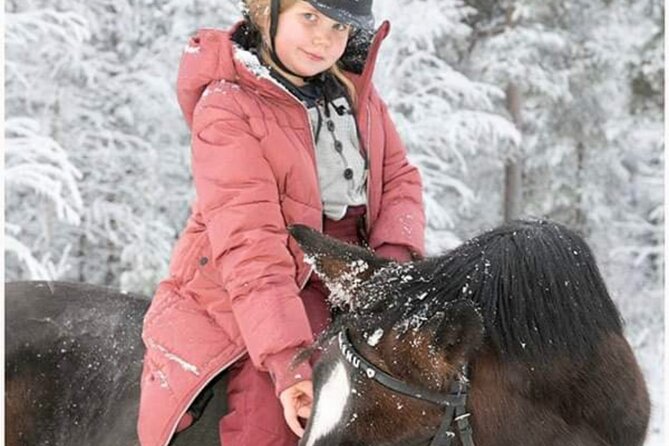 Riding Tour with Finnhorses at Santa Claus Village - Leaving Santa Claus Village for the forest