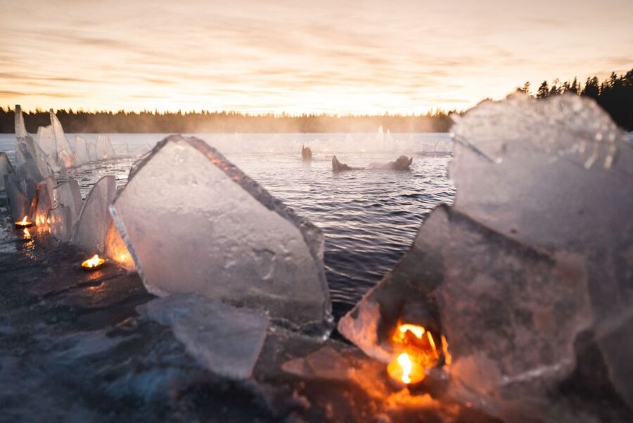 Rovaniemi: Arctic Ice Floating and Northern Lights Tour - What the ice floating actually feels like