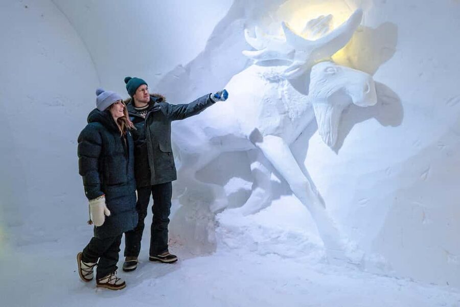 Rovaniemi: Arctic Snow Hotel Tour - Bedrooms that feel like an art gallery