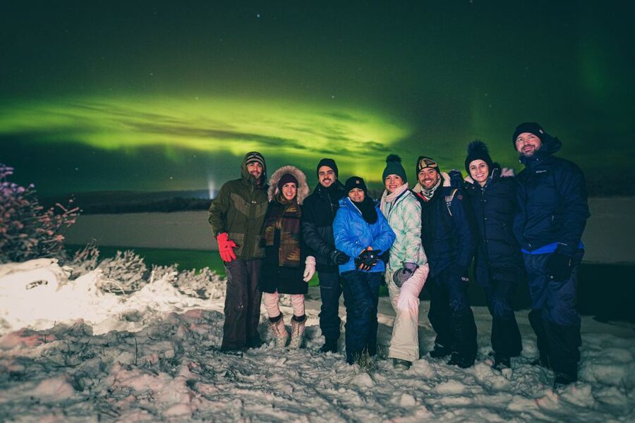 Rovaniemi: Aurora Borealis Tour - A fireside taste of Lapland