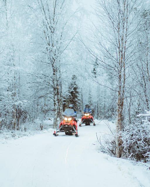 Rovaniemi: Early Winter 2 Hour Snowmobile Safari - Getting dressed for the snowmobile ride