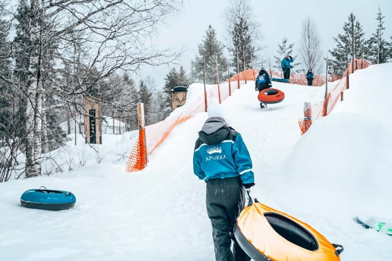 Rovaniemi: Full-Day Snow and Fun Activities - Snowshoeing, skiing, and the toboggan hill