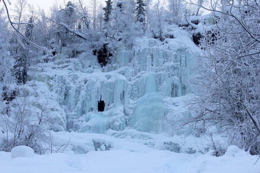 Rovaniemi: Korouoma Canyon Frozen Waterfalls Guided Hike - Getting close to Korouoma’s frozen waterfalls
