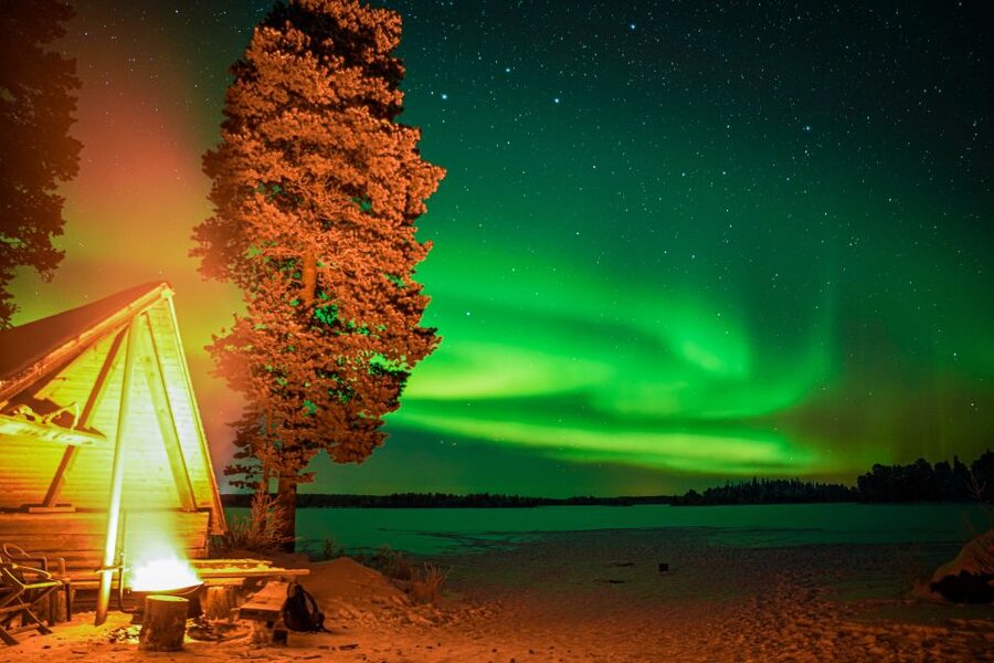 Rovaniemi: Night Sky lappish Barbecue - Waiting for the Northern Lights