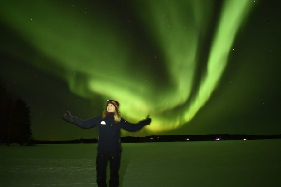Rovaniemi: Night Snowmobile Tour - Northern Lights: wonderful when they appear, absent when they do not