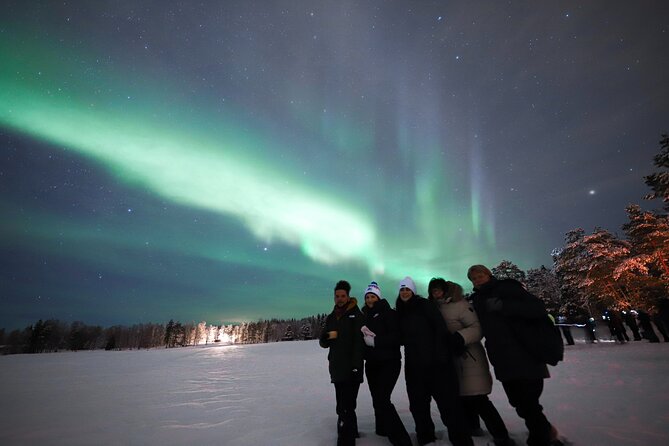 Rovaniemi: Northern Lights Group Tour - Guaranteed View - Leaving Rovaniemi for a moving target