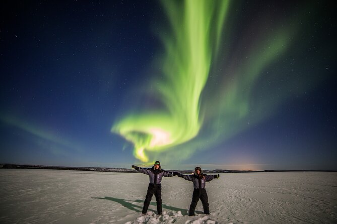 Rovaniemi: Northern Lights Group Tour - Guaranteed View - What the sky may look like to your eyes