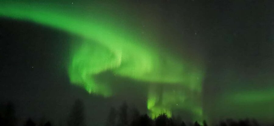 Rovaniemi:Northern Lights Hunt in Lapland Wilderness - Campfire warmth, sausages, and Finnish snacks
