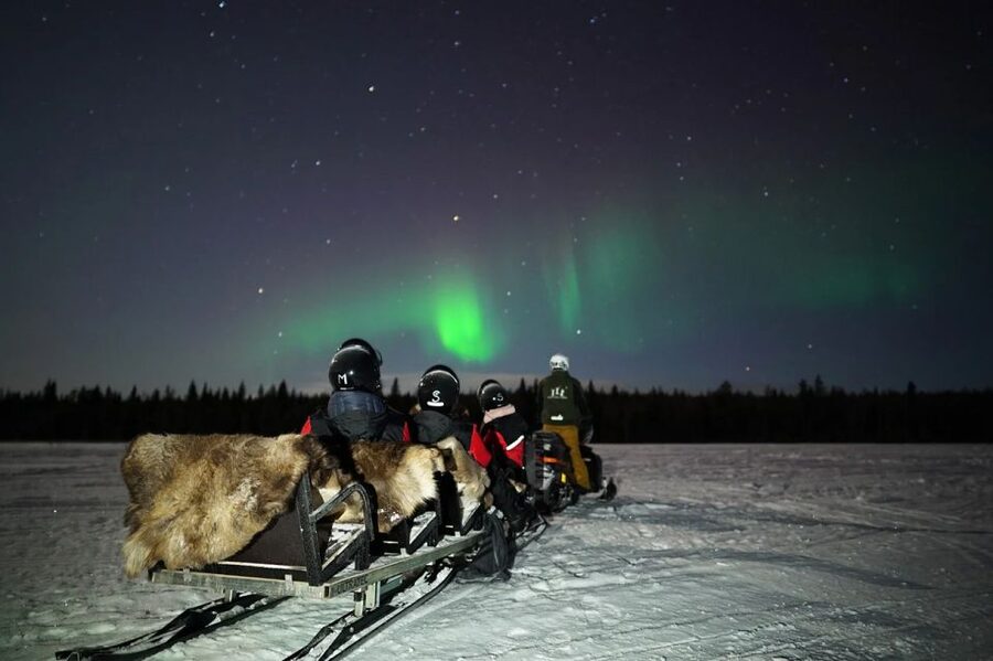 Rovaniemi: Northern Lights Sleigh Ride - Meeting point and timing