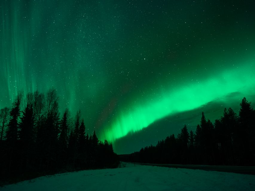 Rovaniemi: Northern Lights Tour with Guaranteed Sightings - Waiting under the Arctic sky