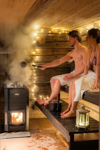 Rovaniemi: Private Sauna and Ice Swimming Tour with Snacks - What the four-hour itinerary feels like