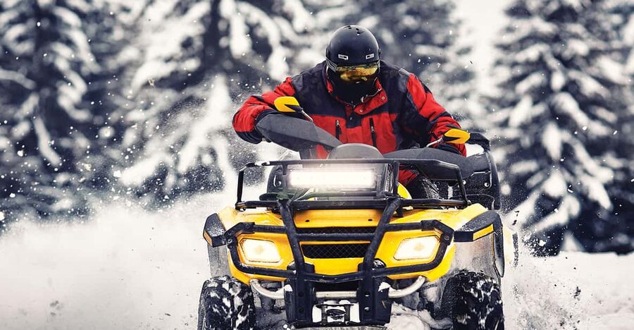 Rovaniemi: Quad Bike Ride and Ice Fishing - A six-hour Arctic Circle outing with two distinct moods