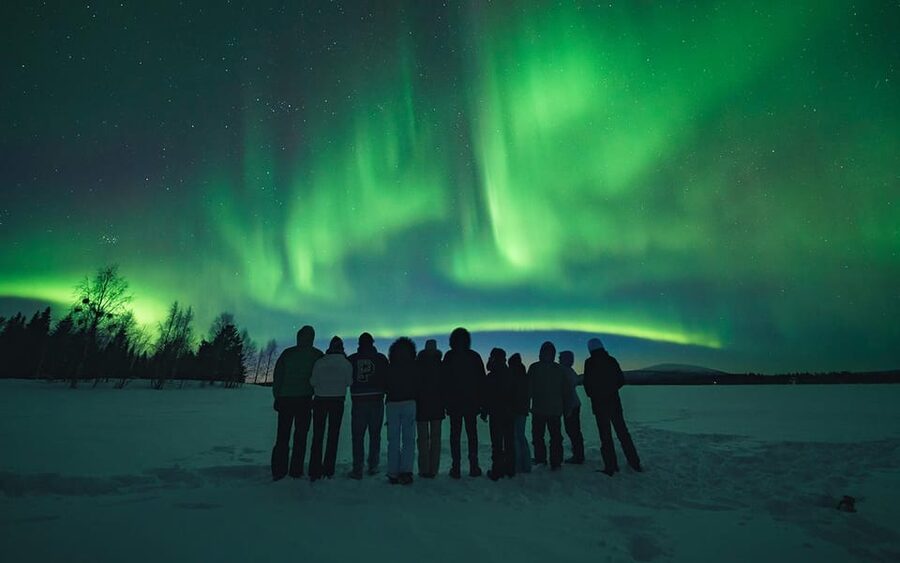 Rovaniemi: Small Group Aurora Hunt-full money back guarantee - The real plan: follow clear skies