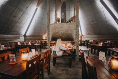 Snow Hotel Tour with Food by the Fire