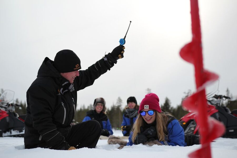 Rovaniemi: Snowmobile and Ice Fishing Adventure with Lunch - Booking flexibility and timing
