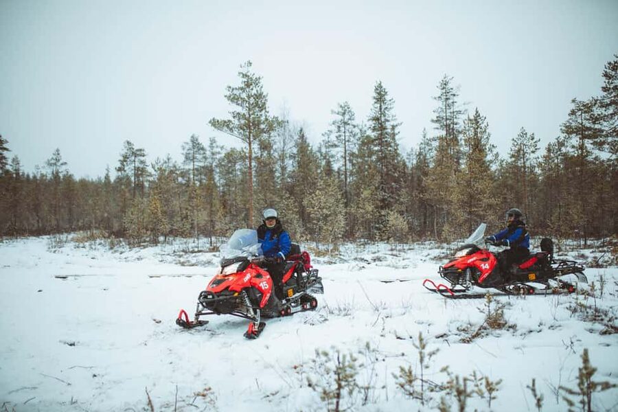 Rovaniemi: Snowmobile Safari into the Wilderness - A short tour with a useful rhythm