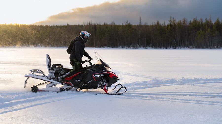 Rovaniemi: Snowmobile Safari, Reindeer & Husky Sleigh Ride - A quiet turn with the reindeer