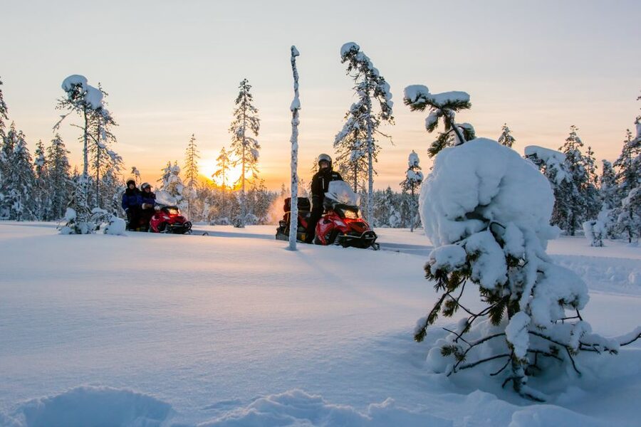 Rovaniemi: Snowmobile Safari to a Reindeer Farm - The ride through Finnish Lapland