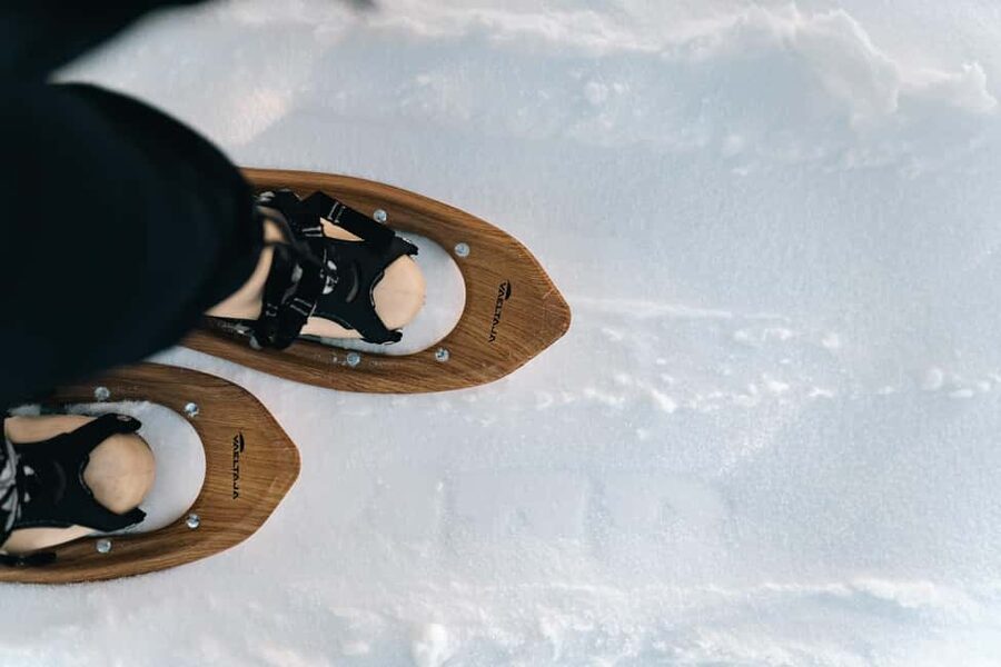 Rovaniemi: Snowshoeing in the Arctic Wilderness - A hands-on lesson in lighting a fire
