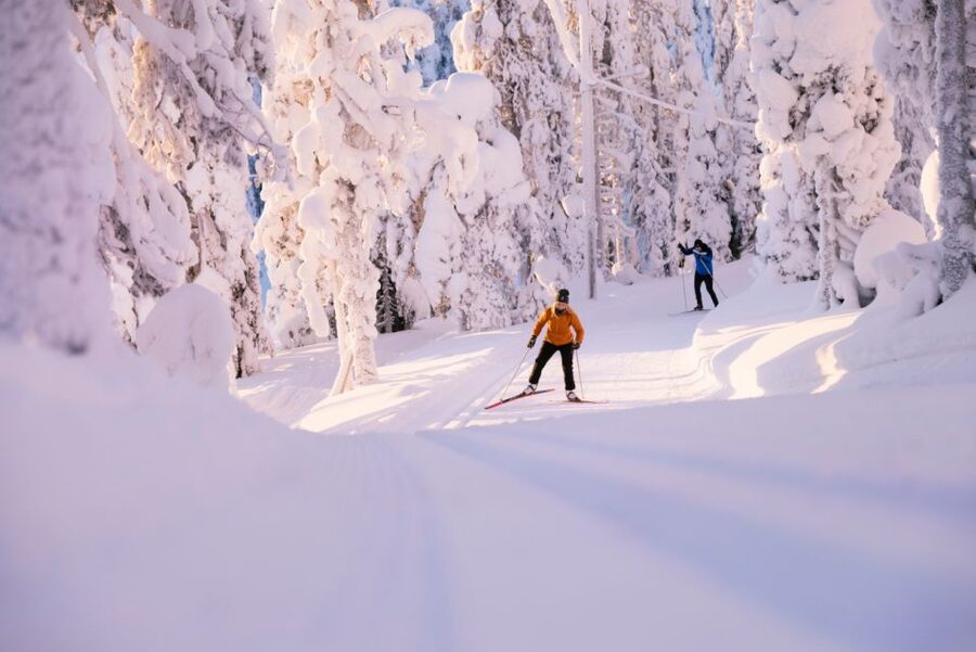 Ruka: Cross-country skiing - Clothing and comfort on the snow