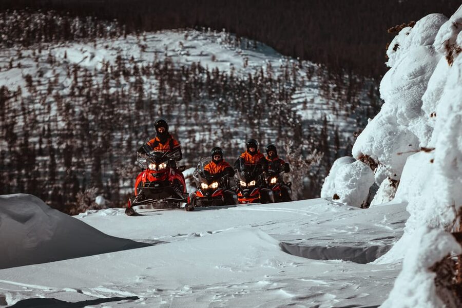 Saariselkä: Snowmobile Ride with Hot Drinks - Starting in Saariselkä with warm gear and a safety lesson