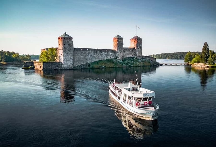SIGHTSEEING CRUISE AROUND SAVONLINNA - Central islands, Casino Islands, and rocky shores