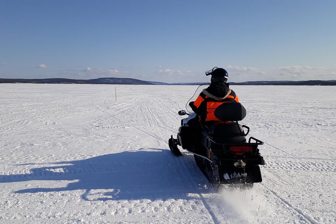 Snowmobile Safari to Lake Inari, meet & feed Reindeers, Lunch - From Ivalo to the edge of Lake Inari
