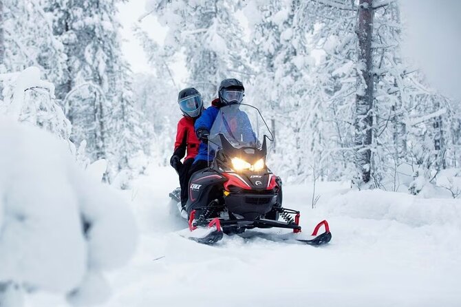 Snowmobile Tour with Small Group in Remote Wilderness 3 Hours - Leaving Rovaniemi for the snowy backcountry
