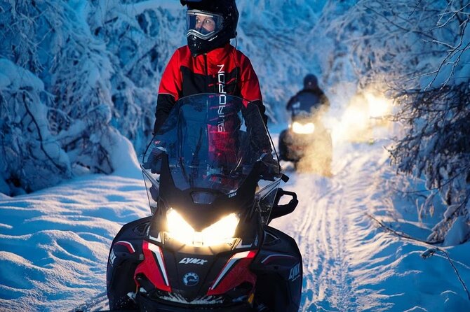 Snowmobile Tour with Small Group in Remote Wilderness 3 Hours - Bringing children along in the covered sledge