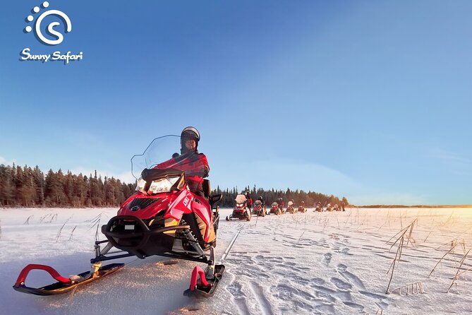 Snowmobile Whole Day Adventure - Small Group - Getting comfortable on the snowmobile