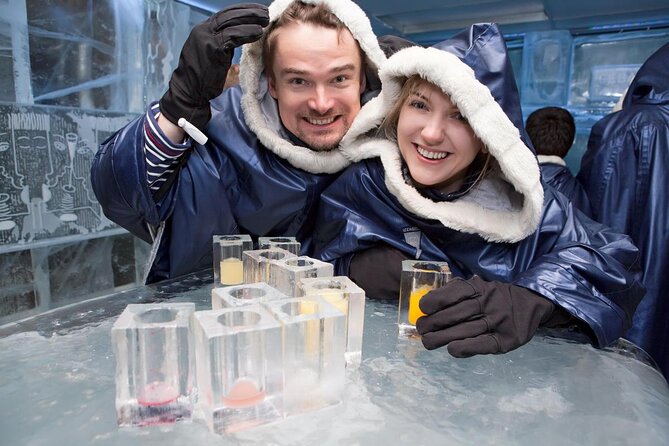 SnowVillage Visit with Entrance Tickets - The Ice Bar is more than a quick drink stop