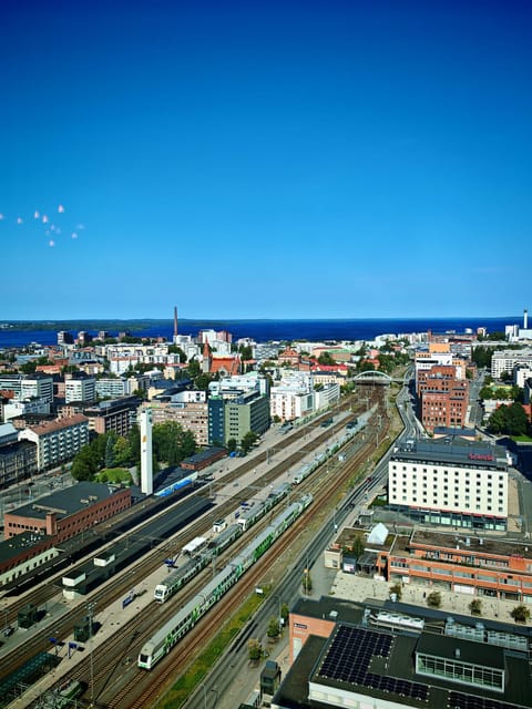 Tampere Panoramic Tour - The first stop combines a walk with a Finnish treat