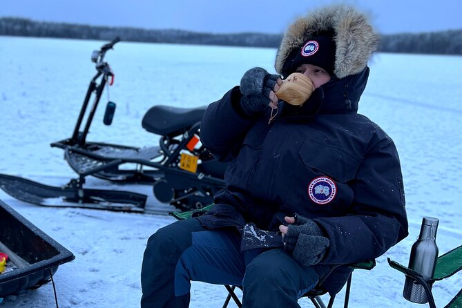 VIP Ice Fishing "ICEBREAKER" Lunch in Glass Igloo - Cold-weather cancellations are a real possibility