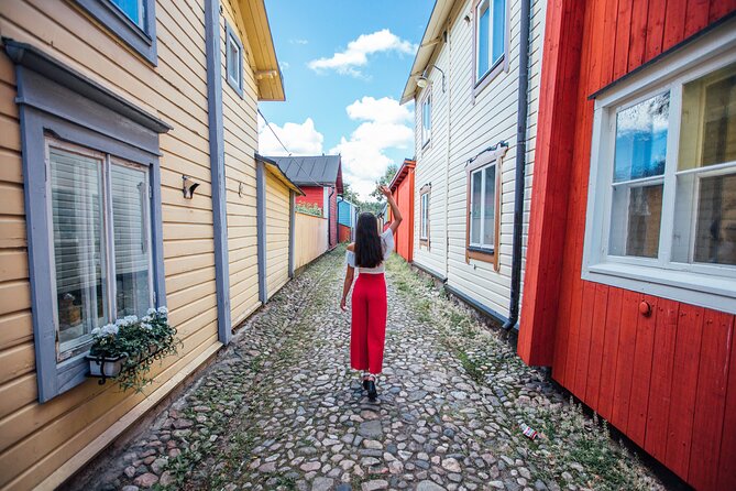 VIP Private Half-Day Trip to Medieval Porvoo from Helsinki - The red warehouses beside the river
